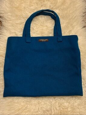 Yukiko Deep Teal Canvas Tote